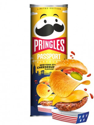 Pringles Sabor Cheeseburger Nueva York | Passport Flavours 185 grs.
