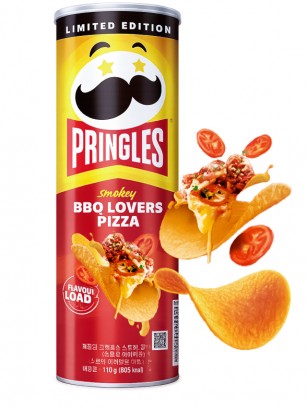 Pringles Coreanas Smokey BBQ Lovers Pizza 102g.