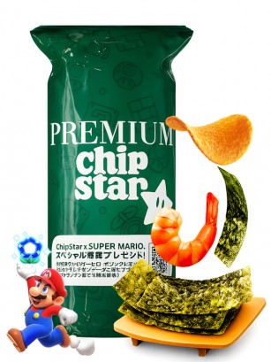 Patatas Chips Star Premium Ebi-Nori | SnackWarp | Super Mario 45g.