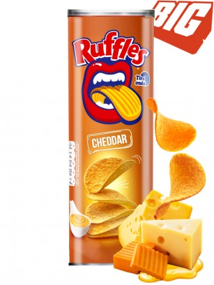 Patatas Fritas Ruffles de Cheddar 134 grs.