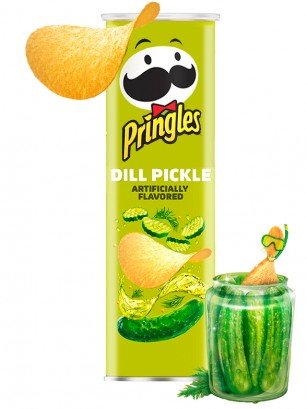 Pringles Sabor a Pepinillos 156 grs.