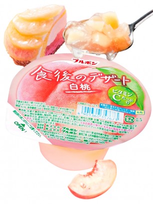 Postre Jelly de Melocotón Momo Rosado | Estilo Cake Momo 140g.