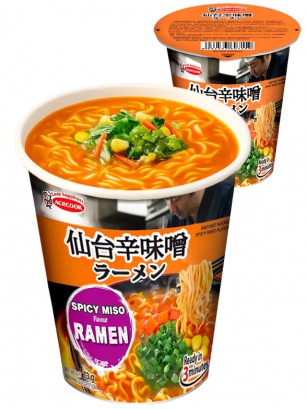 Fideos Ramen Ippin | Receta Sendai Miso Picante | CUP 73g.