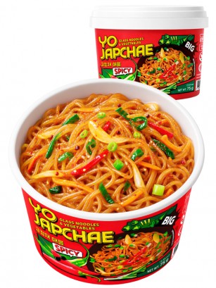 Fideos Japchae Coreanos Instantáneos Picantes 75g.