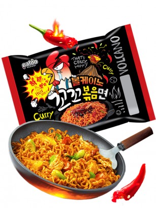 Ramen Coreano ULTRA HOT VOLCANO Chicken Curry | Bag 140 grs.