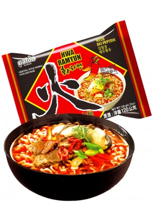 Fideos Ramen Coreanos Hwa Ramyun | Receta Clásica 120g.