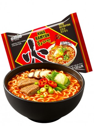 Fideos Ramen Coreanos Hwa Ramyun | Receta Clásica 120g.
