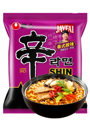 Fideos Ramen Coreanos Shin Ramyun Tom Yum 123g.