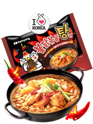 Fideos Ramen de Estofado Coreano de Pollo ULTRA HOT Chicken | Buldak 145 grs.
