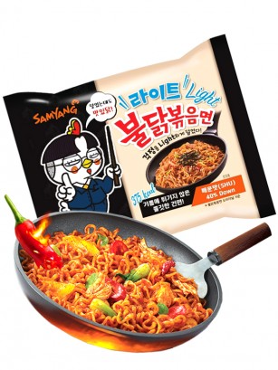 Fideos Ramen Coreano Salteado Wok HOT Chicken LIGHT | Buldak | Bag