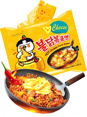 Fideos Ramen Coreano Salteado Wok Queso ULTRA HOT Chicken | Buldak | Bag