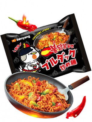 Fideos Ramen Coreano Salteado Wok ULTRA HOT Chicken | Buldak | Bag | Edición Japonesa