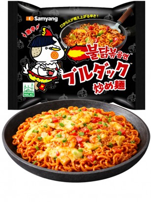 Fideos Ramen Coreano Salteado Wok ULTRA HOT Chicken | Buldak | Bag | Edición Japonesa