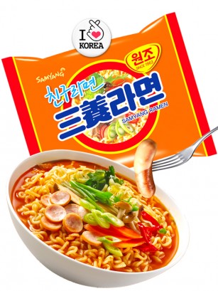 Fideos Ramen Coreano Samyang Picante | Orange Bag 120 g