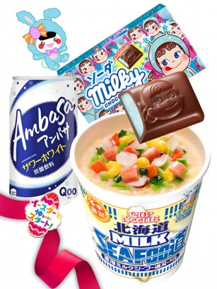 Pack Trio Ramen y Soda Milky | Outlet Gift Selection