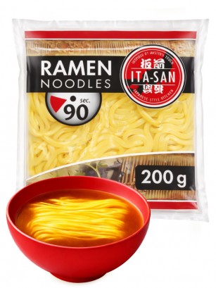 Ración Individual Fideos Ramen Frescos 200g.