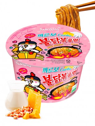 Ramen Coreano Salteado Wok Carbonara ULTRA HOT Chicken | Bowl