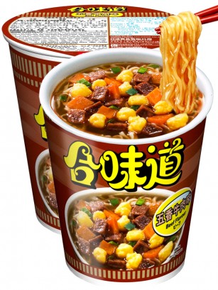 Fideos Ramen Nissin Colors Cup Super Toppings | Ternera 69 grs.