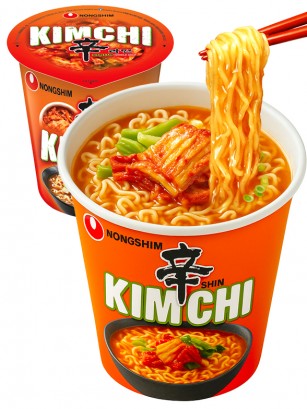 Fideos Ramen Coreanos con Kimchi | Cup Edition 75g.