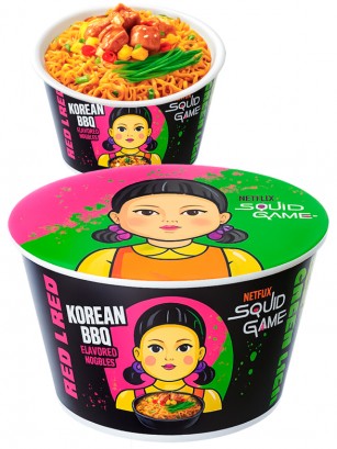 Fideos Salteados de Barbacoa Coreana | Colabo. Juego del Calamar 105g.