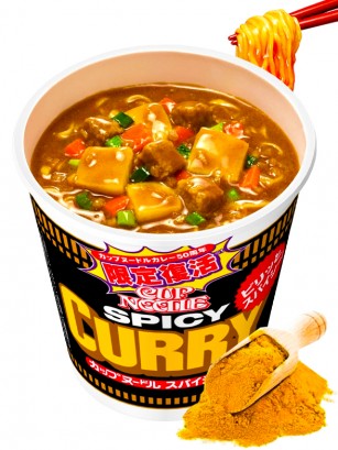 Ramen Nissin Cup Noodles Spicy Curry 108 grs.