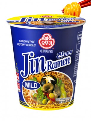 Fideos Ramen Coreanos de Carne Ramyun Blue Cup.