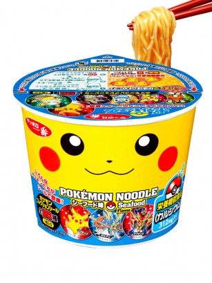 Fideos Ramen Pikachu Seafood  | Super Pocket Bowl 37 grs.