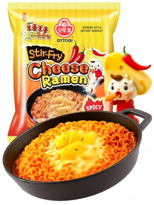 Ramen Coreano Salteado de Queso Picante | Cheese Ramyun 130g.