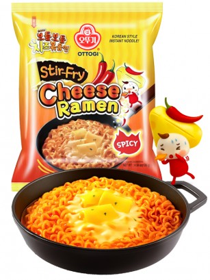 Ramen Coreano Salteado de Queso Picante | Cheese Ramyun 130g.