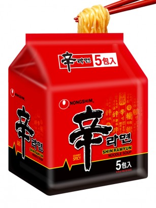 Fideos Ramen Coreanos Shinramyun | PACK 5