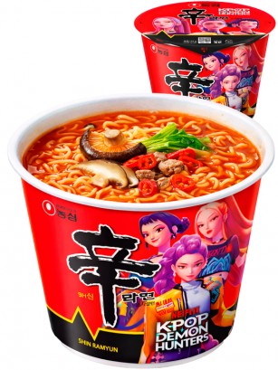Fideos Ramen Coreanos Shin Ramyun | Kpop Demon Hunters | Bowl 140 g.