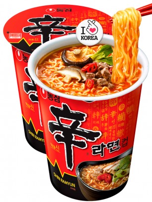 Fideos Ramen Coreanos  Shin Ramyun | Cup 68g.