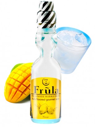 Soda Ramune Premium Sabor Mango 200 ml.