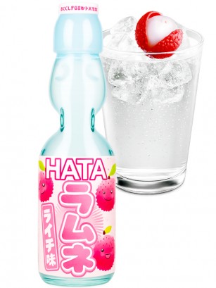 Soda Ramune Sabor Lichi  | Matsuri Kawaii Hata 200 ml.
