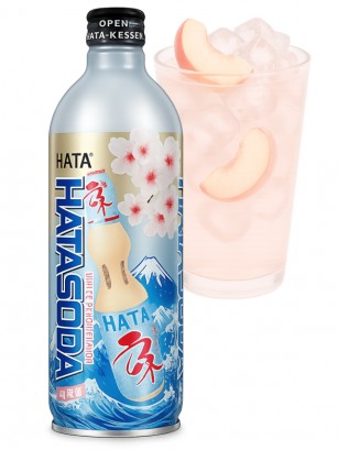 Soda Ramune de Melocotón Momo Hatasoda | Hata 500g