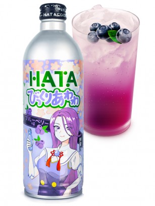 Soda Ramune Hata de Arandános | Anime Idol | Botella Metalica 500 ml.