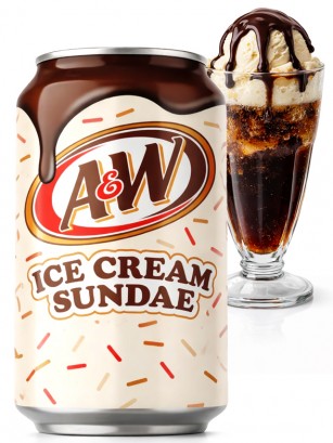 Refresco Sabor Helado Sandae Vainilla Chocolate | 355 ml.