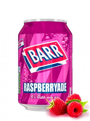Soda Barr Raspberryade | Sabor Frambuesa 330 ml.