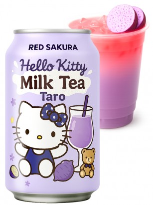 Milk Tea de Taro | Hello Kitty | 310 ml.
