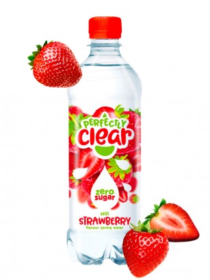 Refresco sabor Fresa | Sparkling Clear 500 ml.