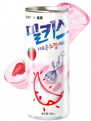 Refresco Coreano Milkis Sparkling | Fresa 250 ml