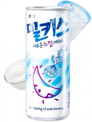 Soda Coreana Milkis Sparkling | White Can 250 ml.