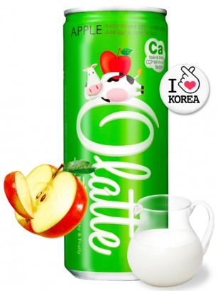 Refresco Coreano de Leche y Manzana | O Latte 240 ml.