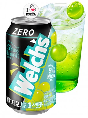 Refresco Welch's Zero Uva Moscatel Shine | Corea 355 ml.