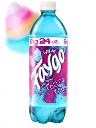 Refresco Americano Faygo BIG Gummy | Sabor Algodón Azúcar 710 ml.
