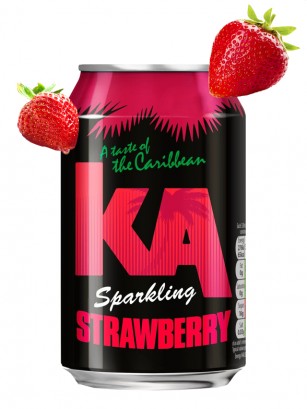 Refresco de Fresa Caribeña | KA 330 ml.