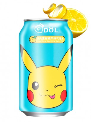 Agua Soda Sabor Cítrico | Edición Pokemon Pikachu 330 ml.