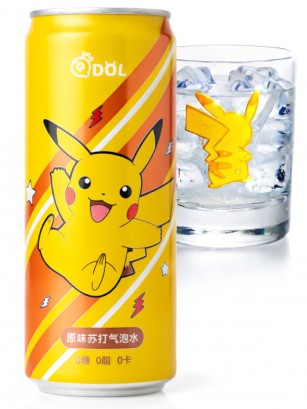 Agua Soda | Edición Pokémon Pikachu | Qdol 330 ml.