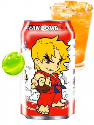 Té Rojo Sabor Uva Blanca | Edición Street Fighter | Ken 330 ml.