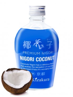 Sake de Kyoto Nigori Coco 300 ml.